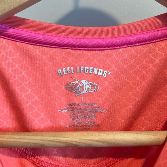 Reel Legends Large Long Sleeve Rash Guard Tee NWOT - Picture 2 of 6